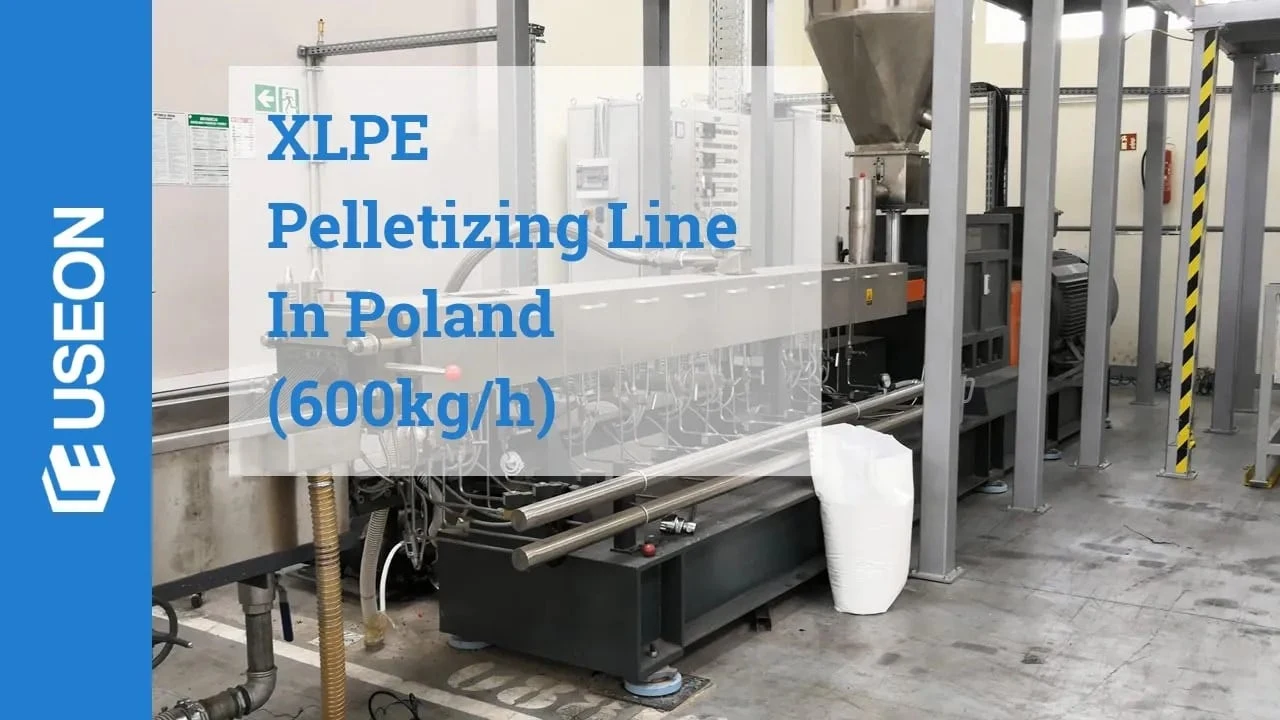600 kg/h XLPE Pelletizing Line in Poland
