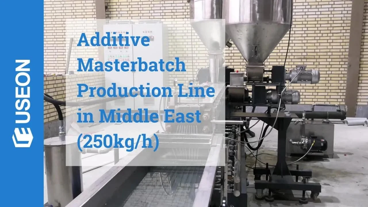 250 kg/h Additive Masterbatch Compounding Line in Middle East