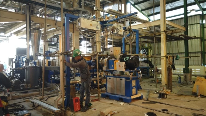 Instalación del sistema de corte