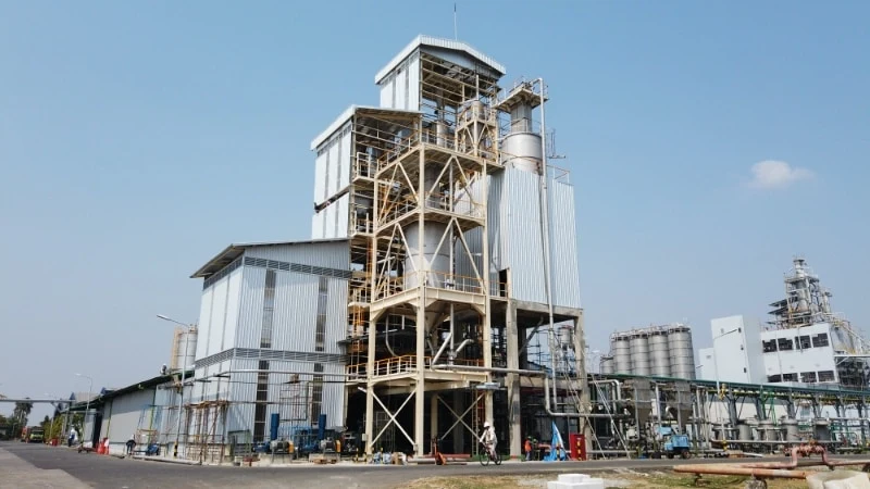 Exterior de la planta de producción