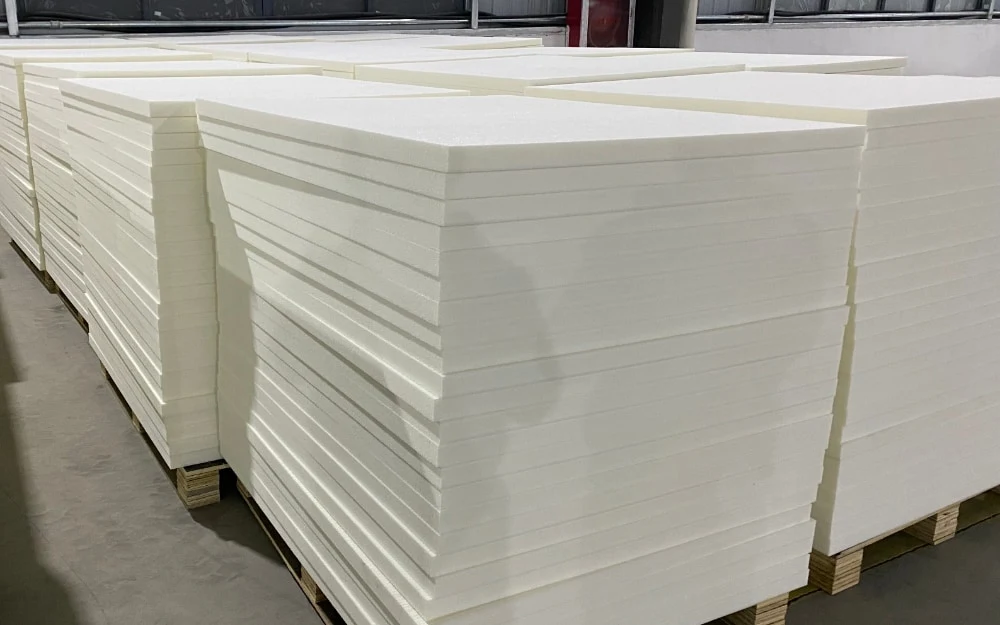 Bloques de placas de espuma de PET