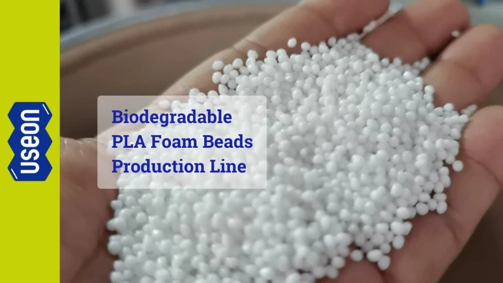 Línea de producción de perlas de espuma de PLA biodegradable