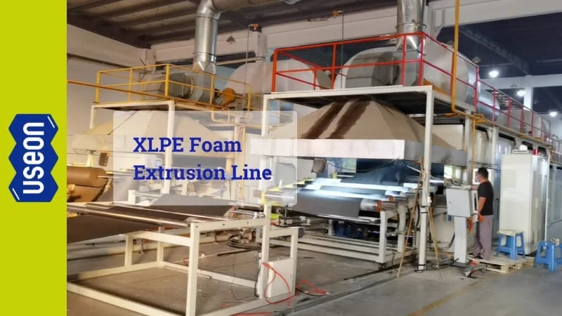 Línea de extrusión de espuma XLPE