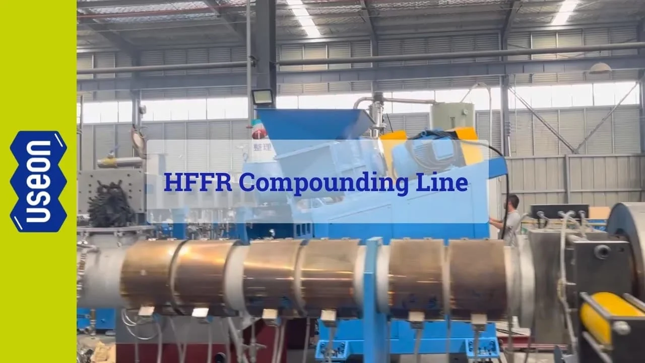 500 kg/h HFFR Cable Compounding Line