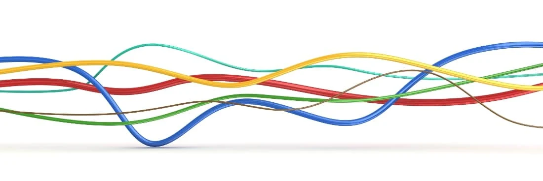 Cables eléctricos de colores