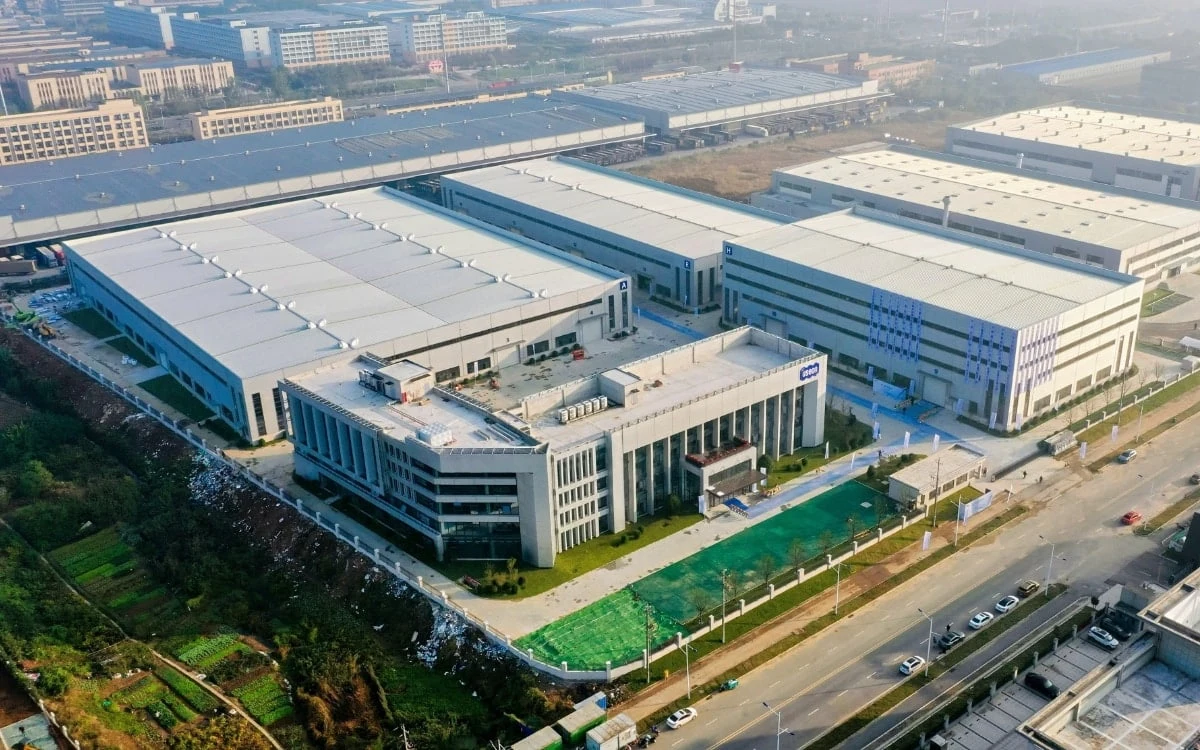 Aerial view of USEON's new factory in Jurong