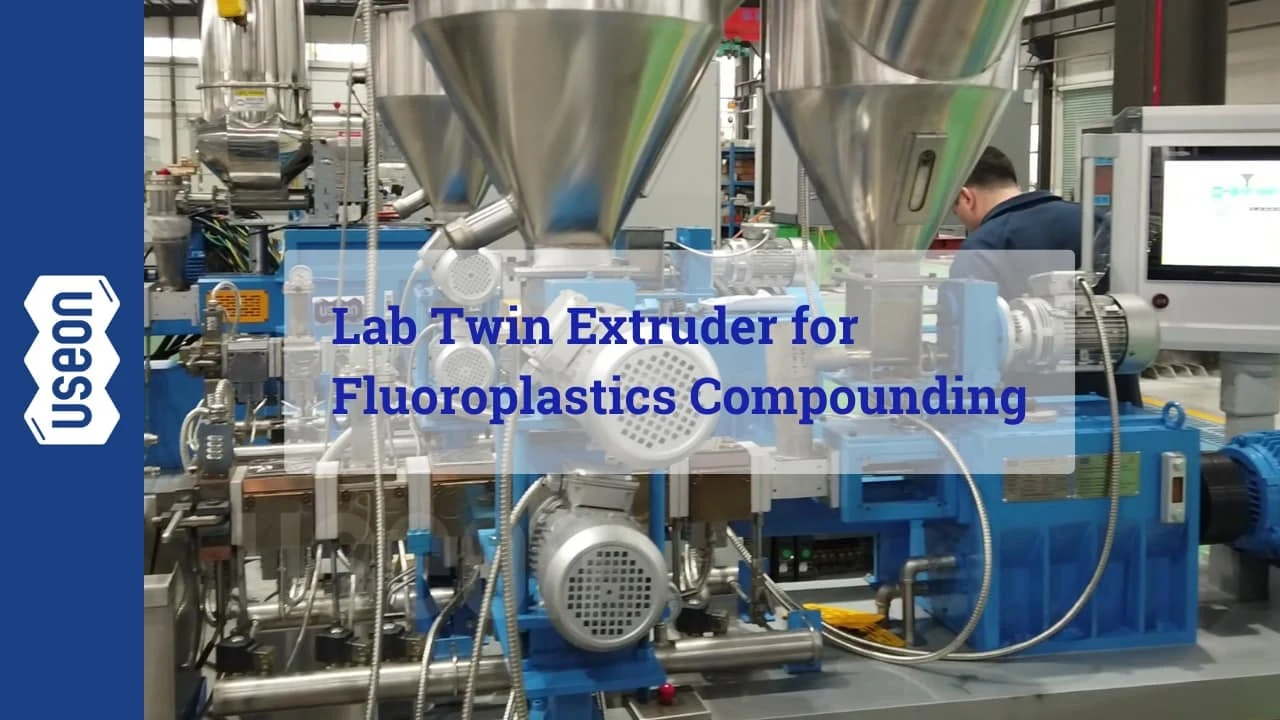 10 kg/h Lab Extruder for Fluoroplastics Compounding