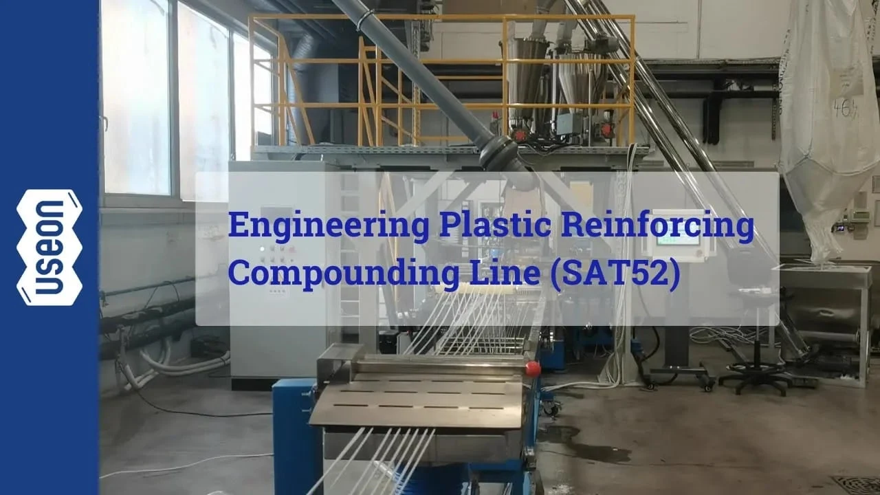 300 kg/h Engineering Plastic Reinforcing Compounding Line