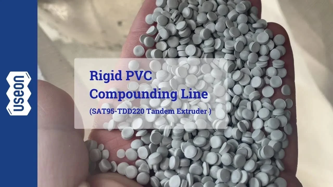 Tandem Extruder Rigid PVC Compounding Line
