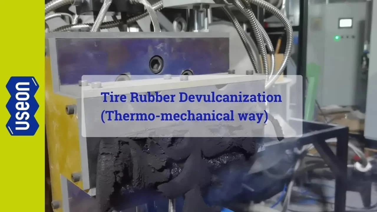 300 kg/h Tire Rubber Devulcanization (Thermo-mechanical way)