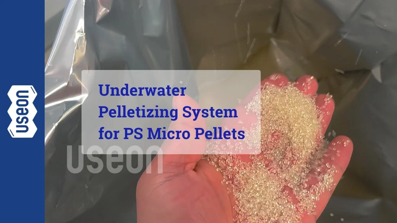 30 kg/h Underwater Pelletizing System for PS Micro Pellets