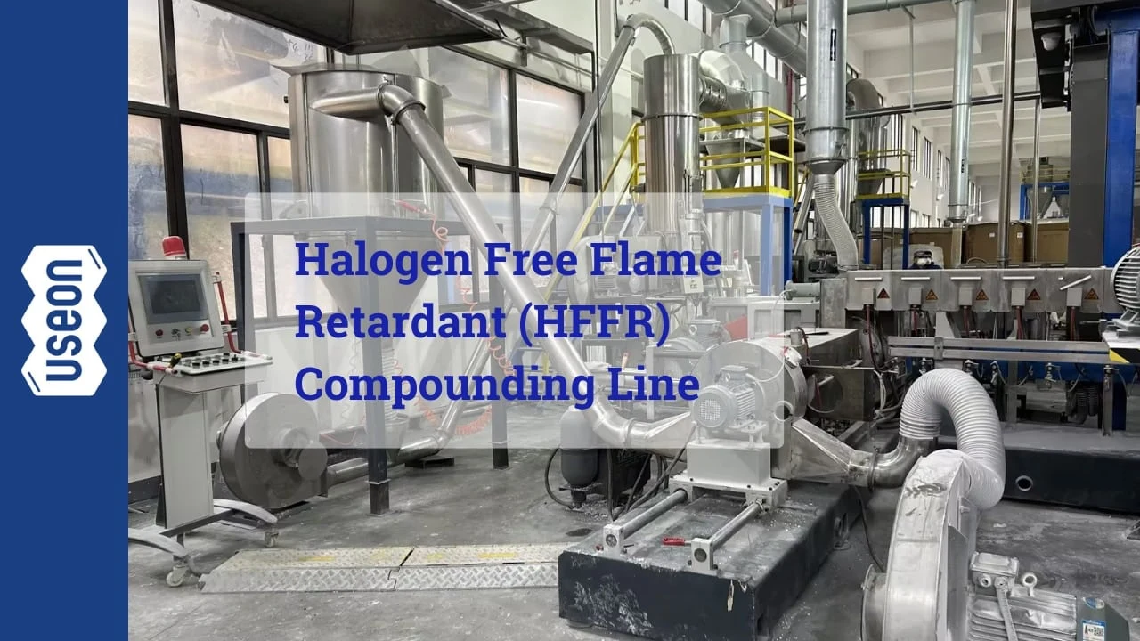 700 kg/h Halogen Free Flame Retardant (HFFR) Compounding Line