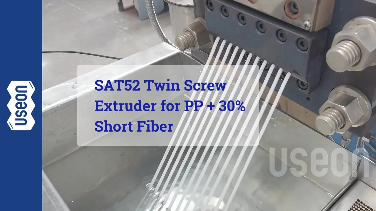 SAT52 Twin Extruder for PP + 30% Short Fiber