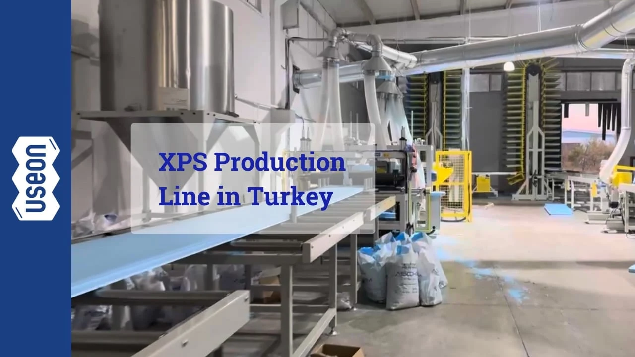 TDS75-TDD200 XPS Foam Production Line in Turkey