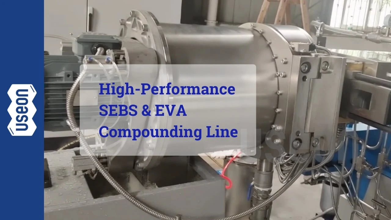 High-Performance Thermoplastic Elastomer (SEBS+EVA) Compounding & Pelletizing Line