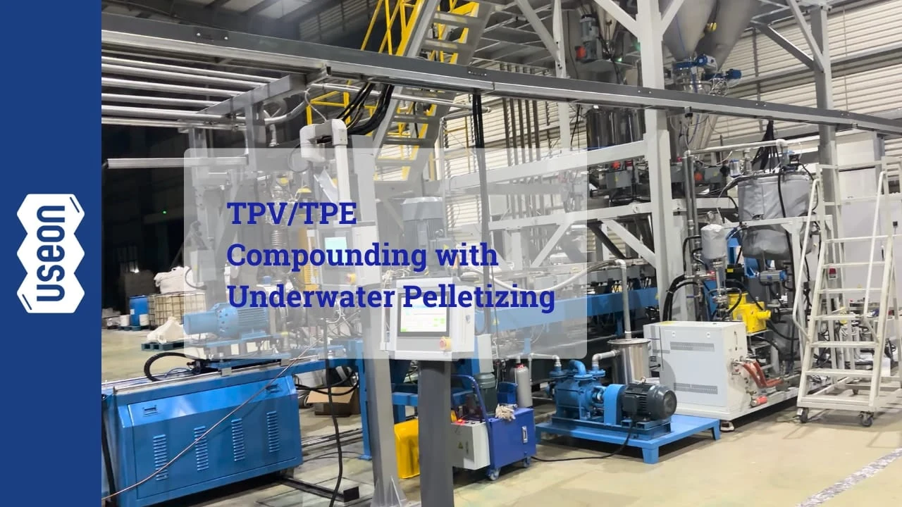 SAT75 TPV/TPE Reaction Extrusion Pelletizing Line