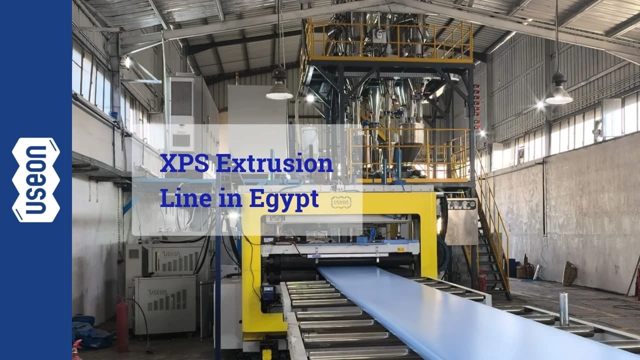 High-Capacity XPS Foaming Line: TDS95-TDD250 in Egypt
