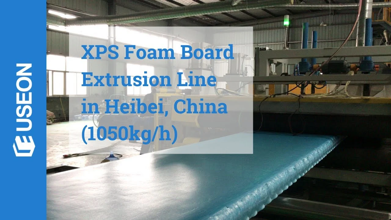 1050kg/h XPS Extrusion Line in Hebei — video cover