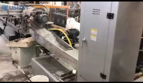1200kg/h PE Filler Masterbatch Extrusion Line in Argentina — video cover