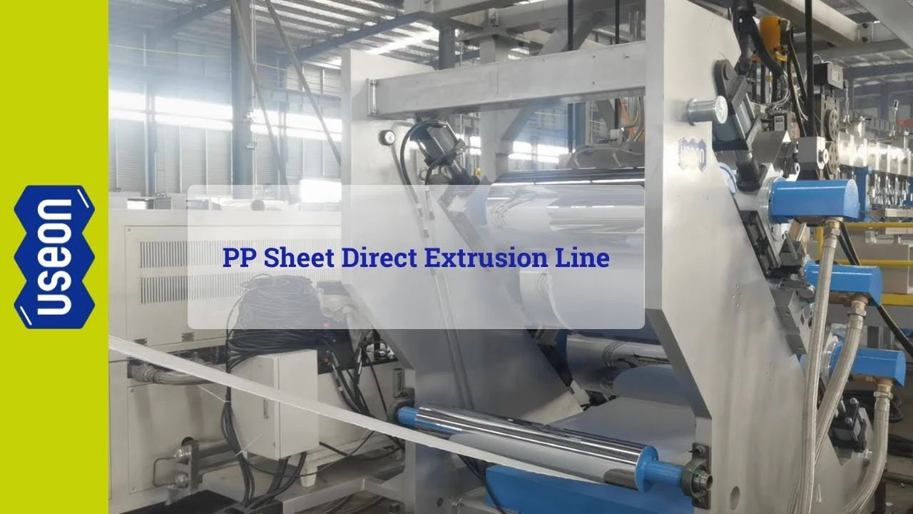 400-500KG/H PP Sheet Direct Extrusion Line — video cover