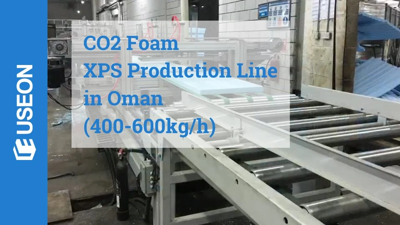 400-600kg/h XPS Production Line in Oman — video cover