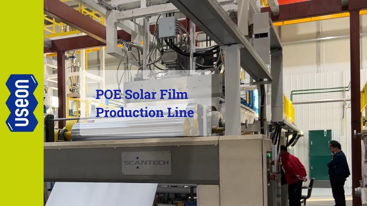 400kg/h POE Solar Panel Encapsulating Film Extrusion Line — video cover