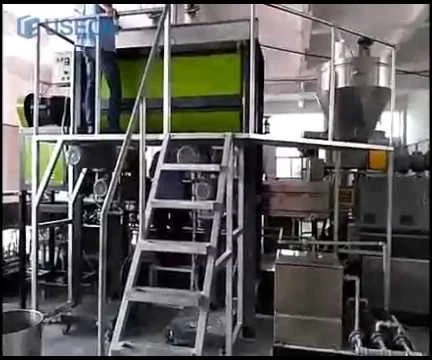 800kg/h PE Filler Masterbatch Extrusion Line in China — video cover
