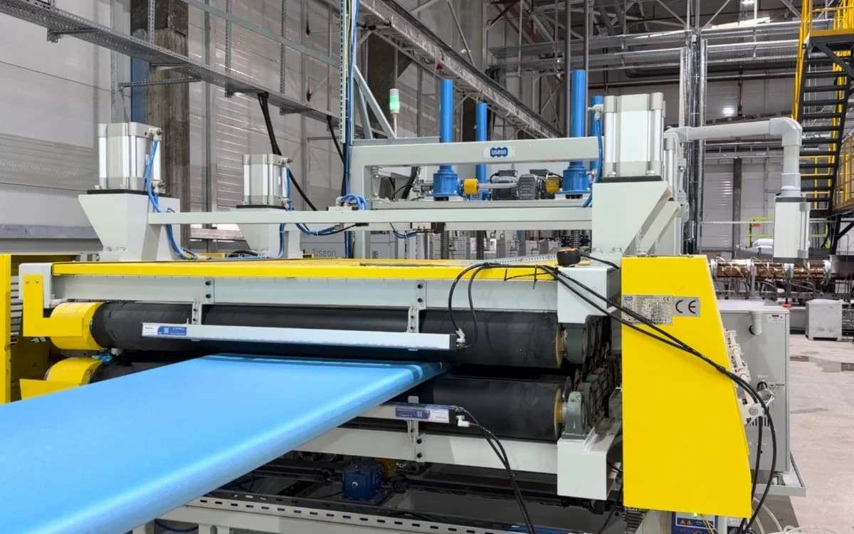 XPS Foam Board Extrusion Line in Mega Insulation