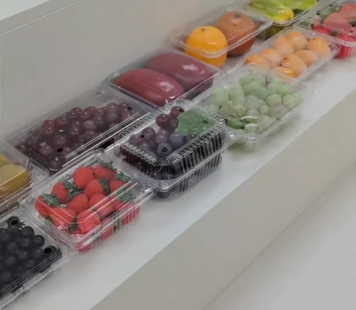 Cajas de PET termoformadas para fruta