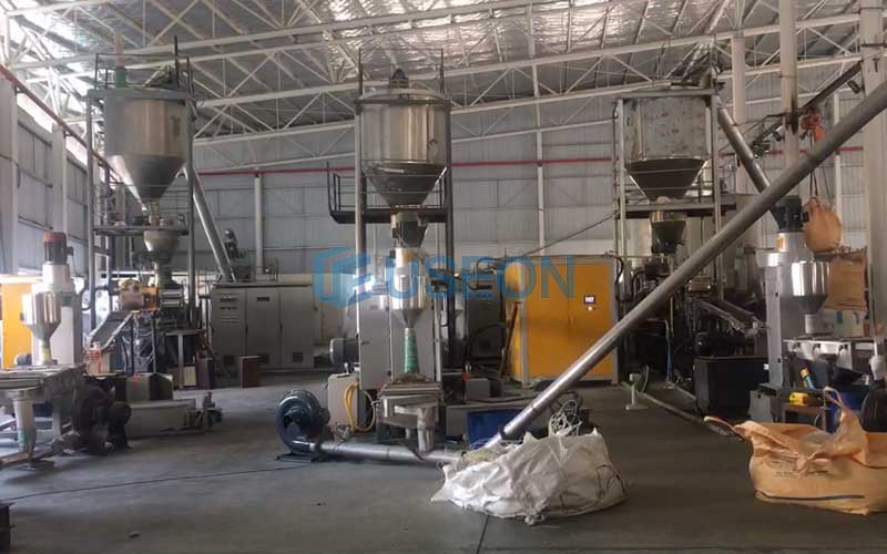 2019 thailand PET bottle flakes recycling machine