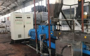 400kg/h Black Masterbatch Pelletizing Line in Turkey