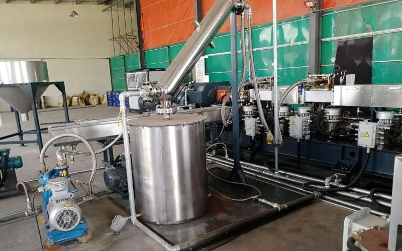250kg/h PMMA Polymerization and Devolatilization in China