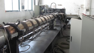 2008_single screw extruder tandem extrusion line