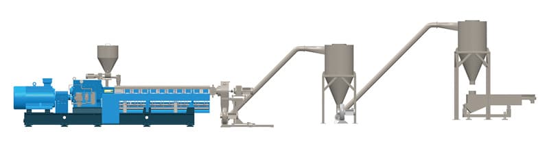 Air Cooling Die Face Pelletizing System