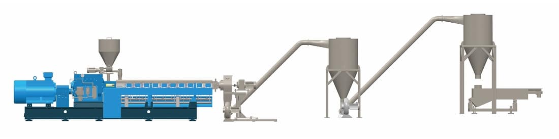 Air Cooling Die Face Pelletizing System