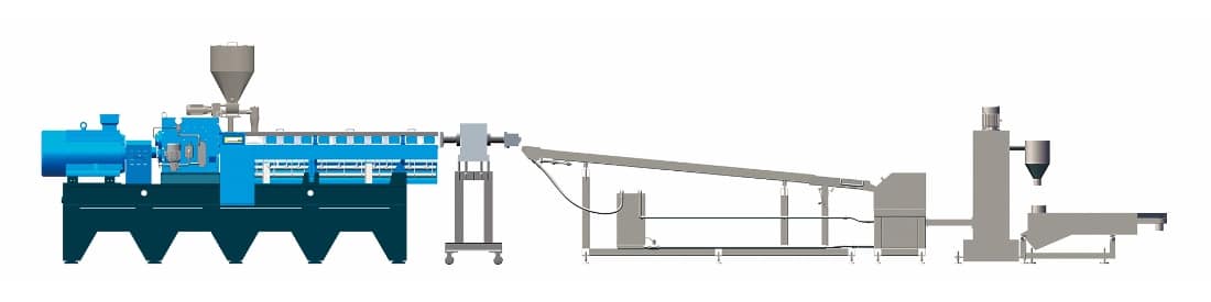 Under Water Strand Pelletizing System