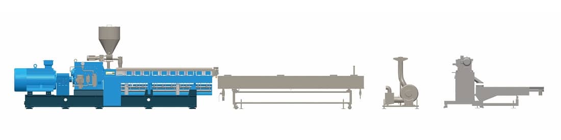 Water Cooling Strand Pelletizing System