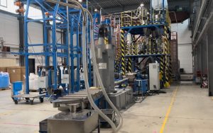 Engineering Plastic Reinforcing Compounding Line in German