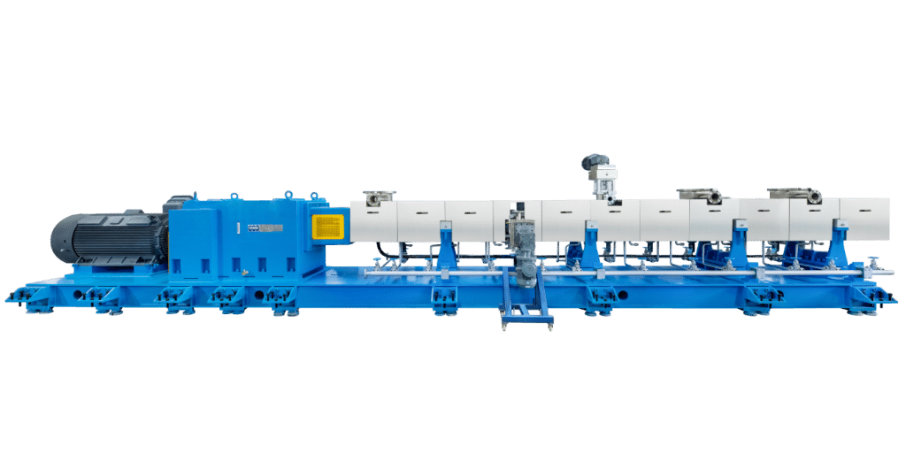 Extruder for Devolatilization