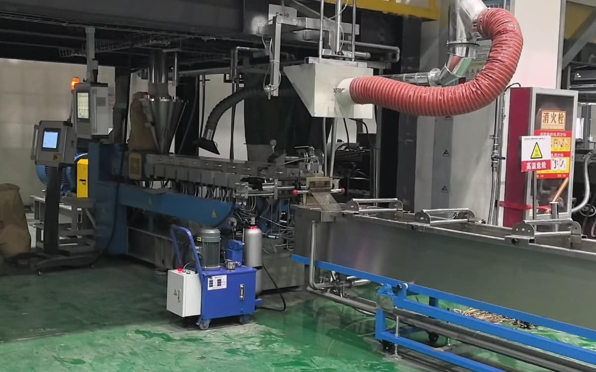 U6 Twin Screw Extruder High-Performance PP + Glass Fiber Compounding