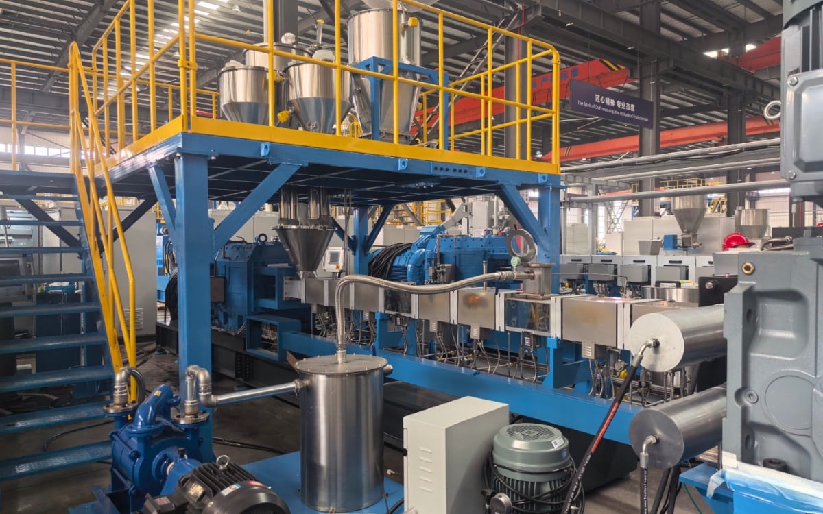 1500kg/h PP Recycling Pelletizing Line for India