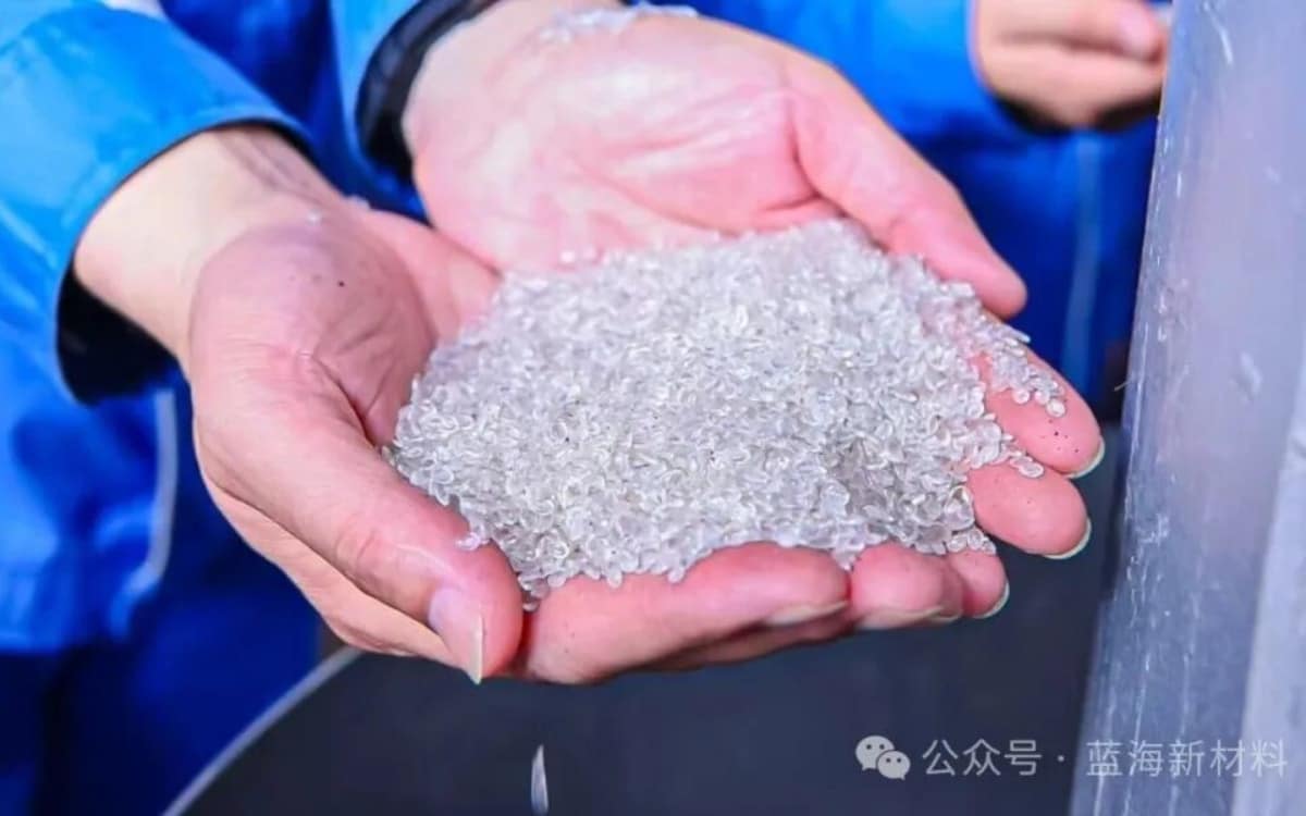 POE Pellets Produced During Industrial-Scale Trial Run